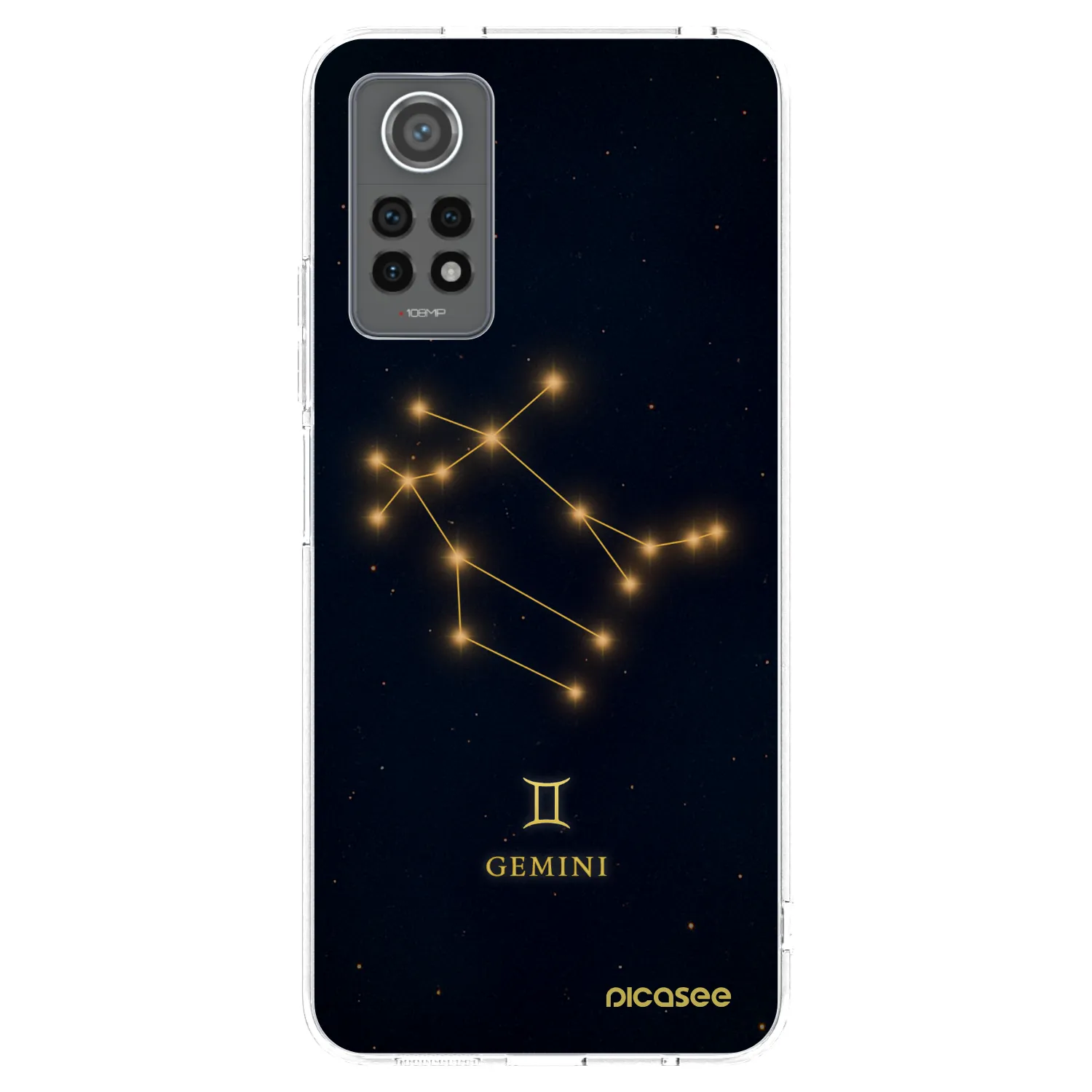 Picasee διαφανής θήκη σιλικόνης Xiaomi Redmi Note 12 Pro 4G - GEMINI
