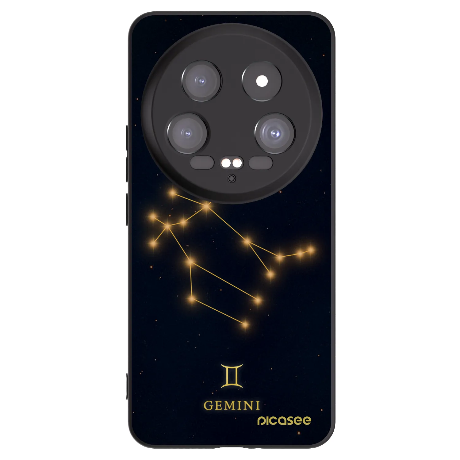 Picasee Μαύρη θήκη σιλικόνης για Xiaomi 14 Ultra - GEMINI