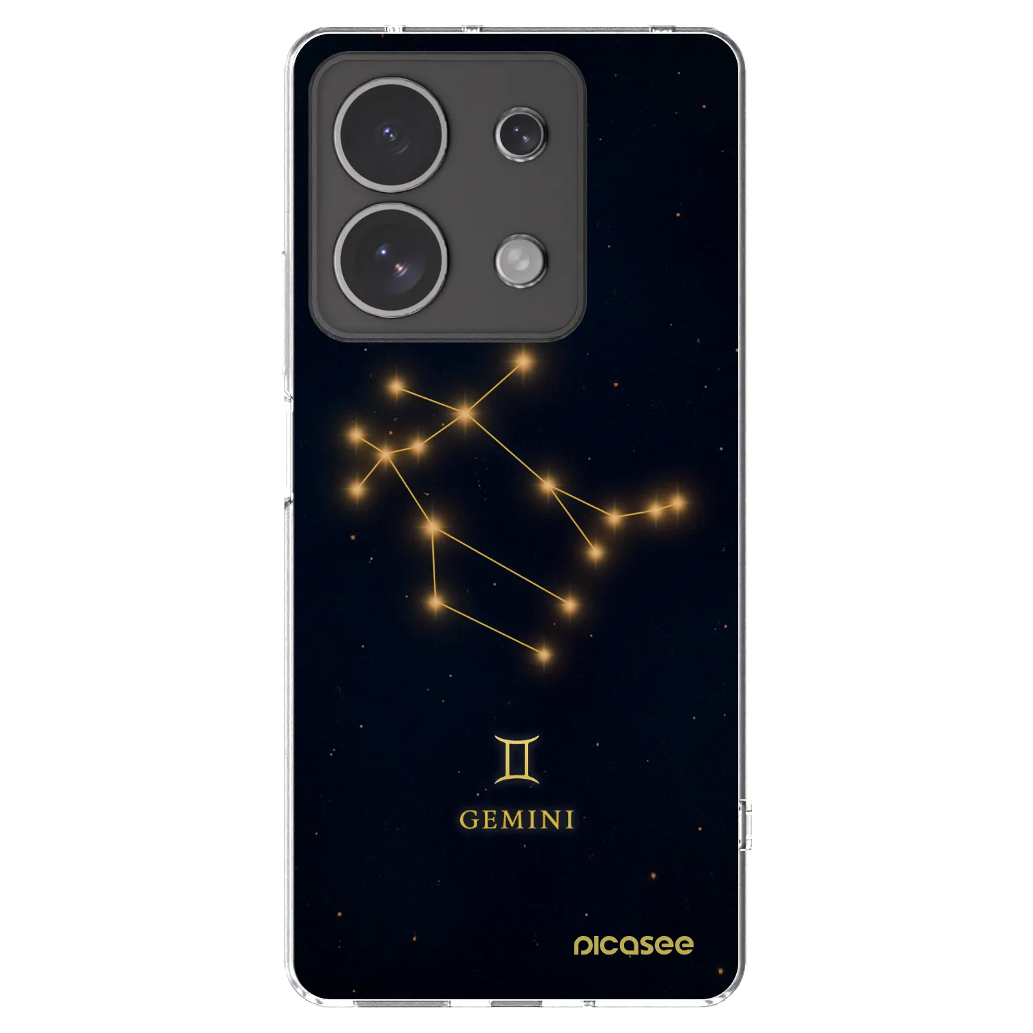 Picasee διαφανής θήκη σιλικόνης Xiaomi Redmi Note 13 4G - GEMINI