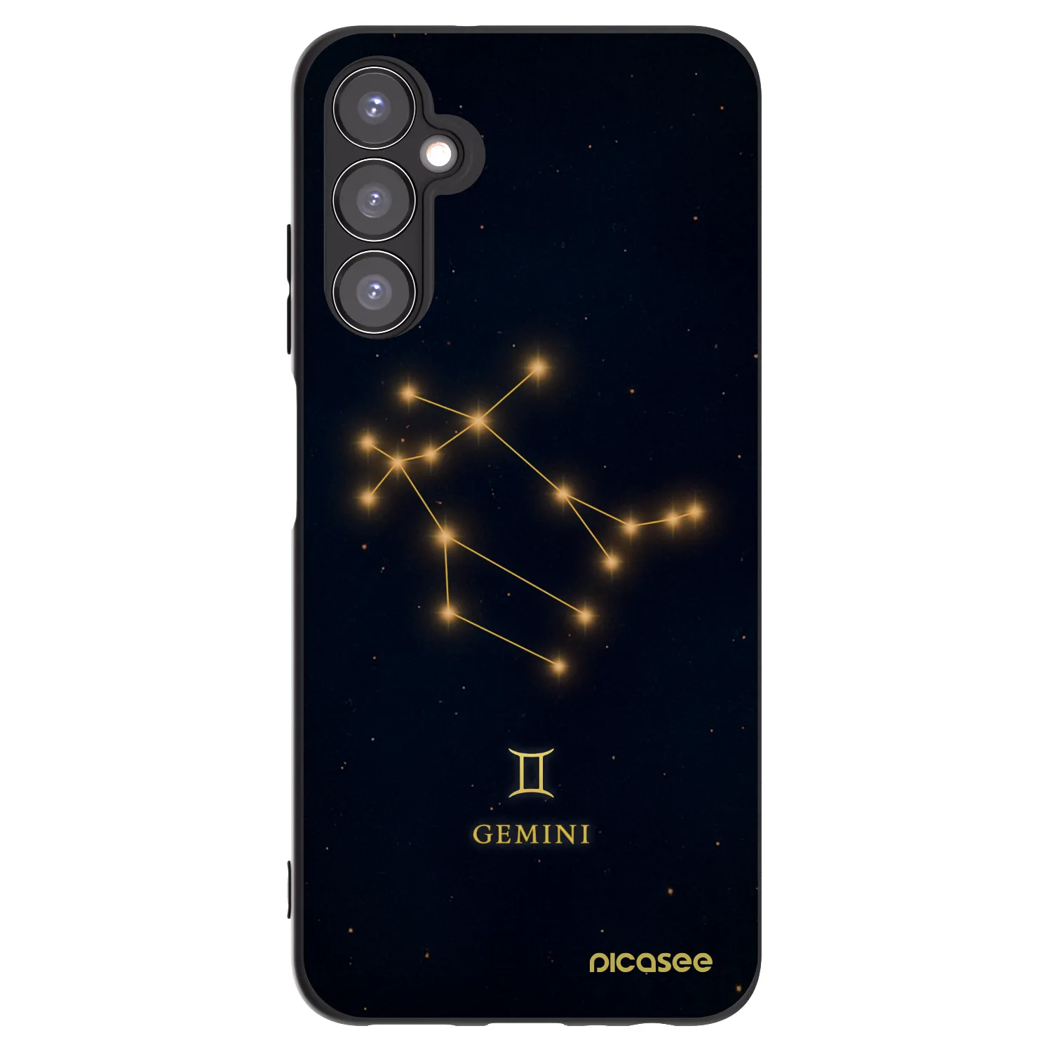 Picasee Μαύρη θήκη σιλικόνης για Samsung Galaxy A05s A057G - GEMINI