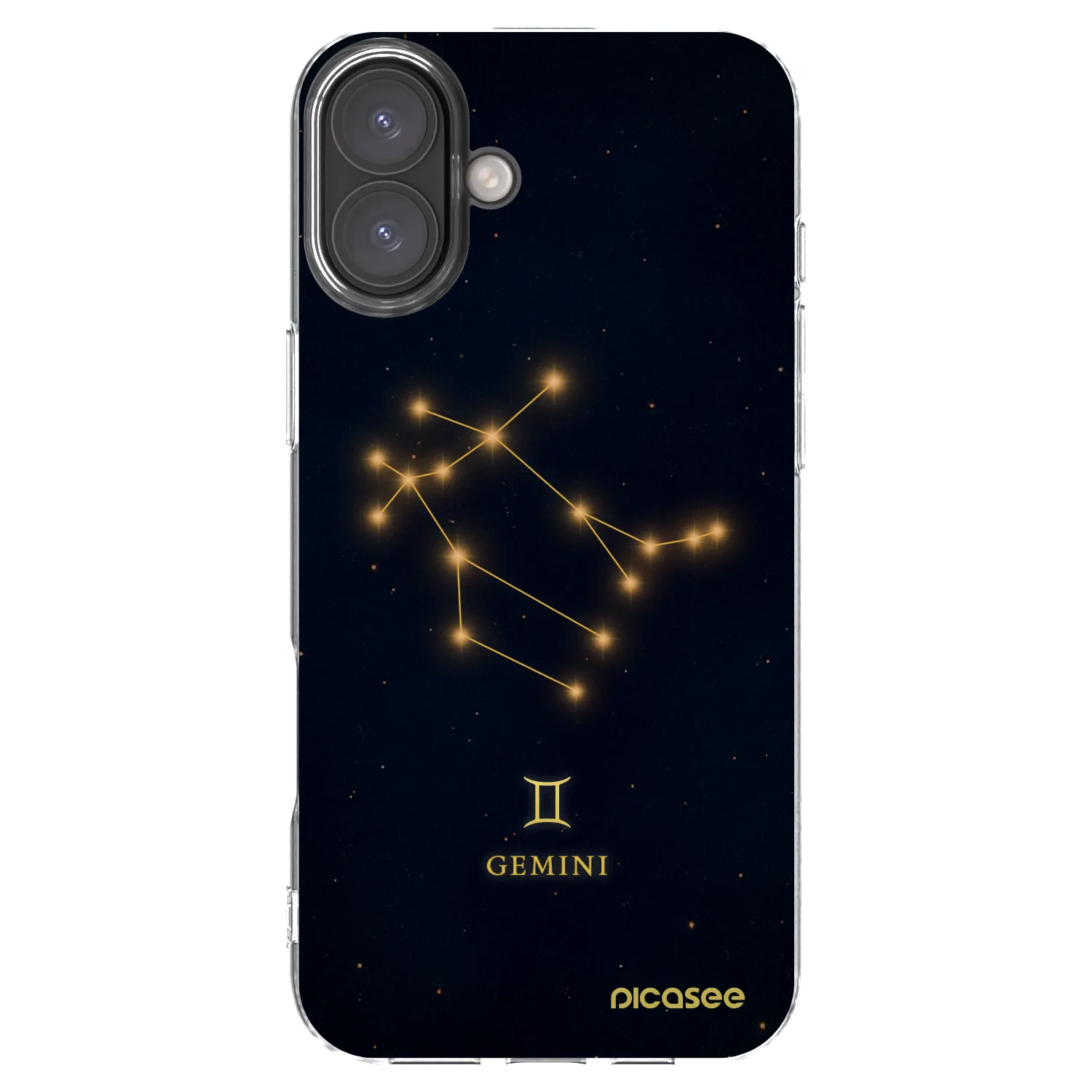 Picasee διαφανής θήκη σιλικόνης Apple iPhone 16 Plus - GEMINI