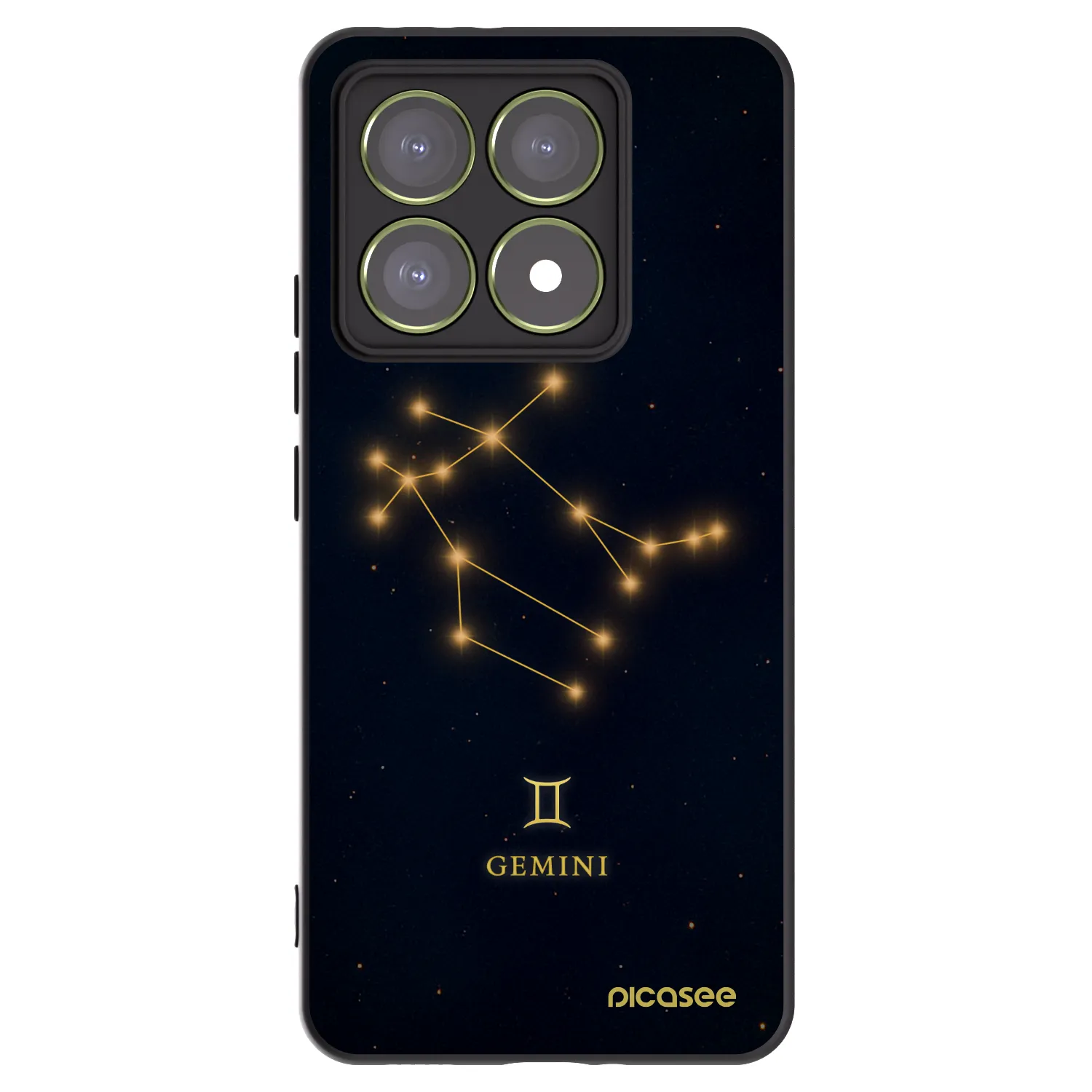 Picasee Μαύρη θήκη σιλικόνης για Xiaomi 14T - GEMINI
