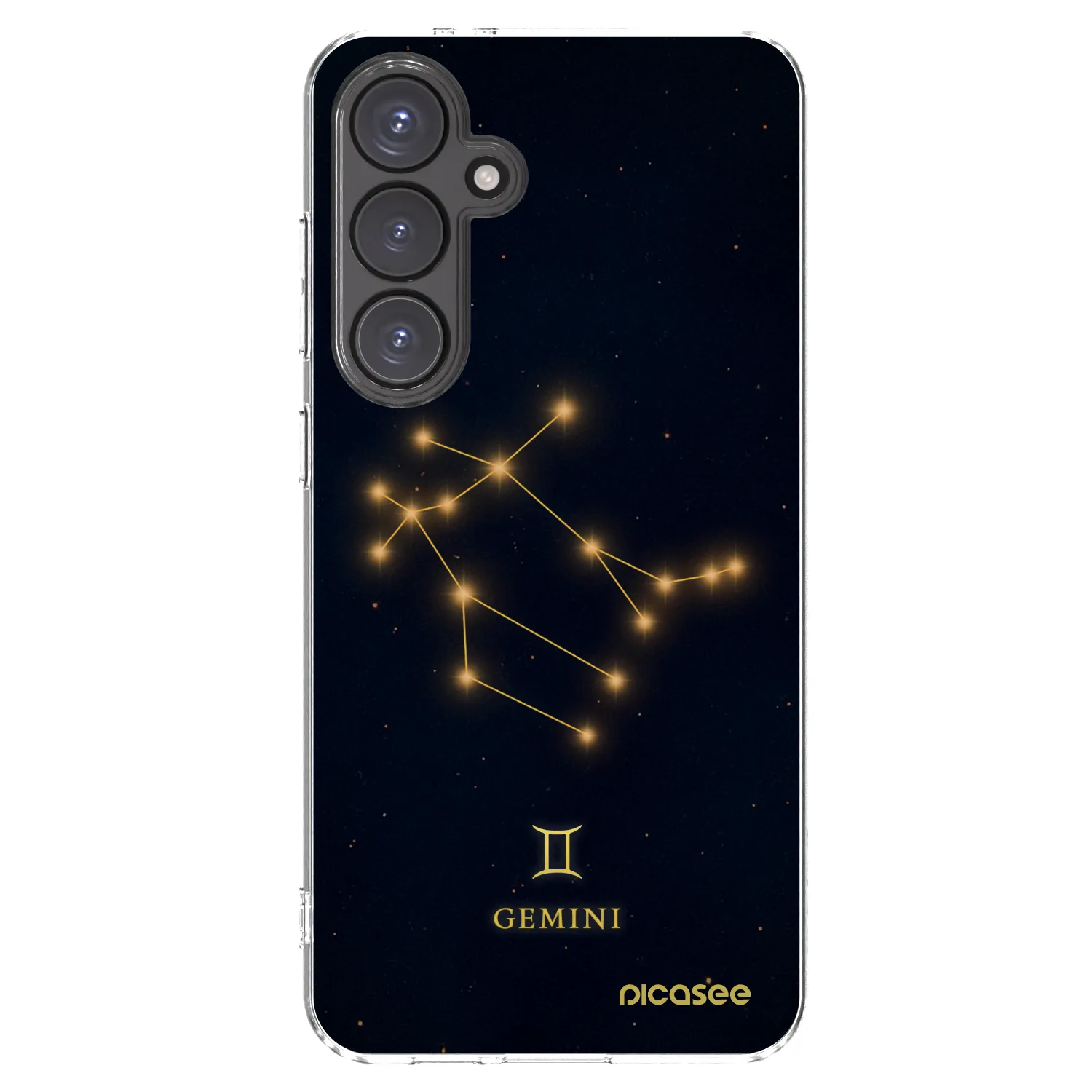 Picasee διαφανής θήκη σιλικόνης Samsung Galaxy S24 FE S721B - GEMINI