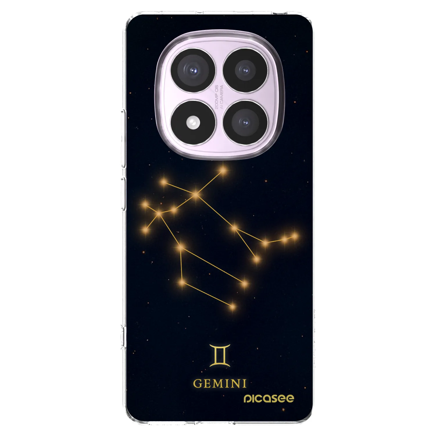 Picasee διαφανής θήκη σιλικόνης Xiaomi Redmi Note 14 Pro 4G - GEMINI