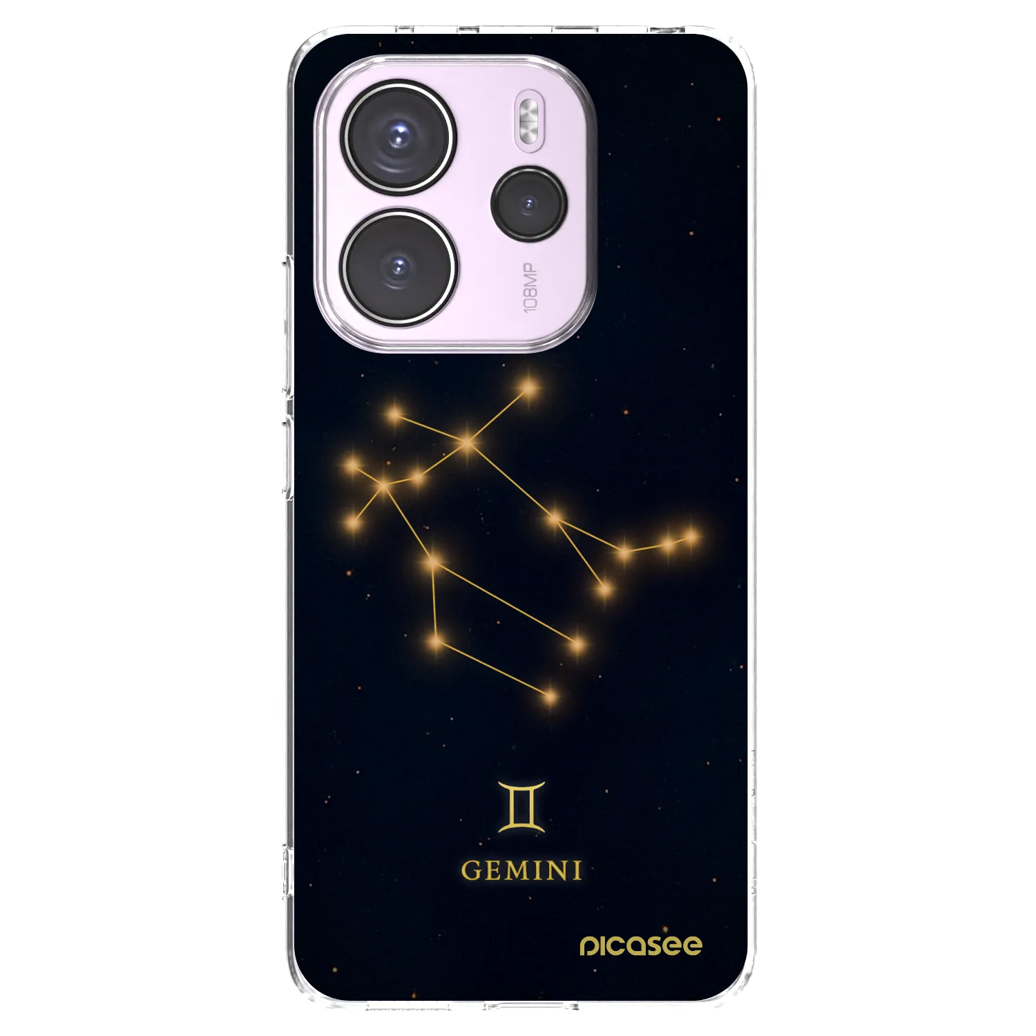 Picasee διαφανής θήκη σιλικόνης Xiaomi Redmi Note 14 4G - GEMINI