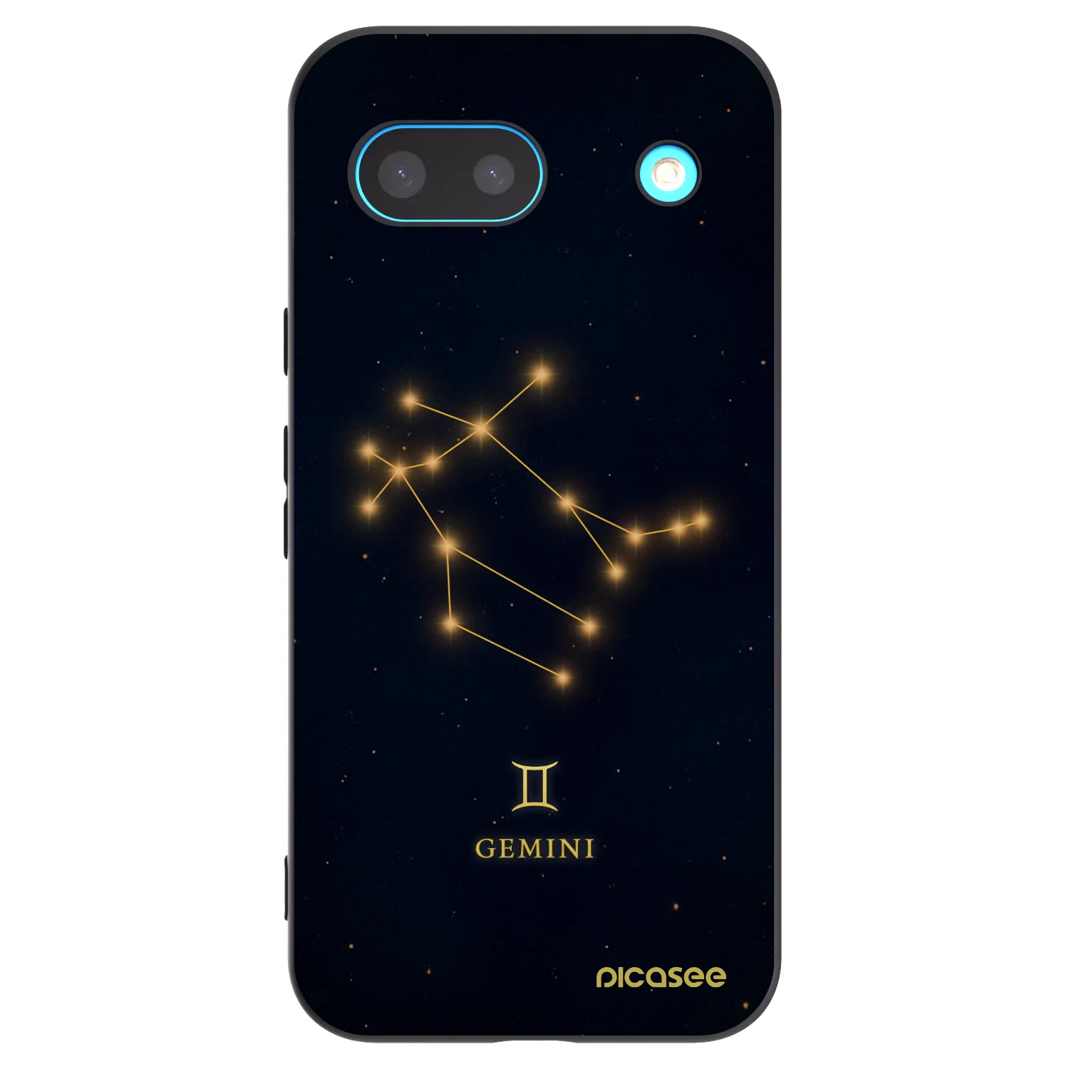 Picasee Μαύρη θήκη σιλικόνης για Google Pixel 8a - GEMINI