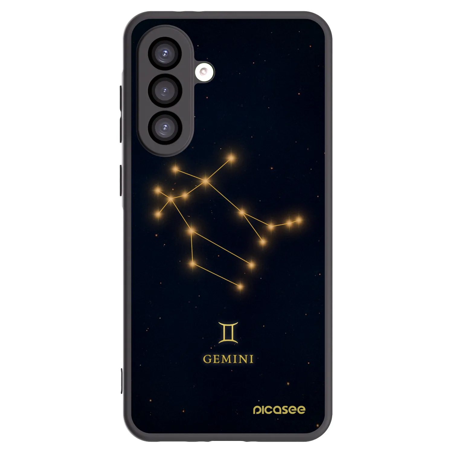 Picasee Μαύρη θήκη σιλικόνης για Samsung Galaxy A26 5G A266B - GEMINI