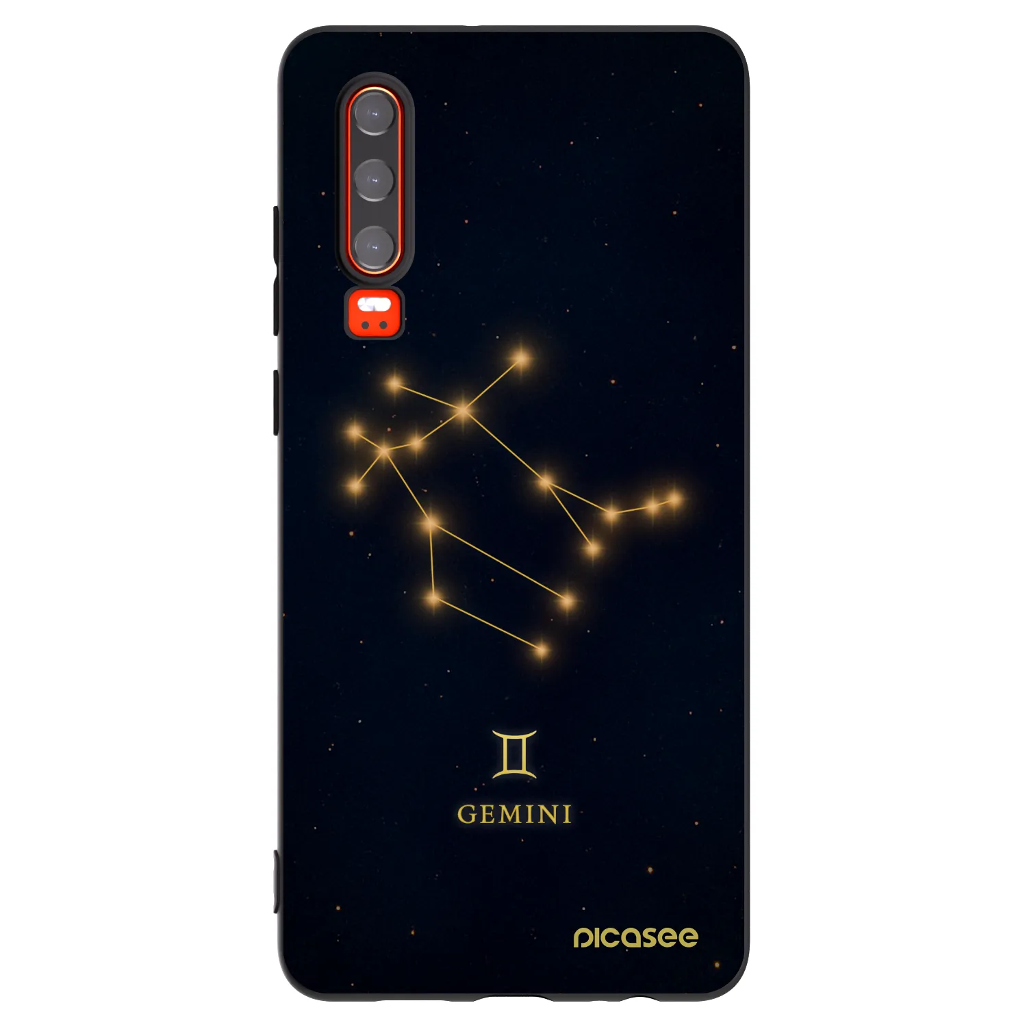Picasee Μαύρη θήκη σιλικόνης για Huawei P30 - GEMINI