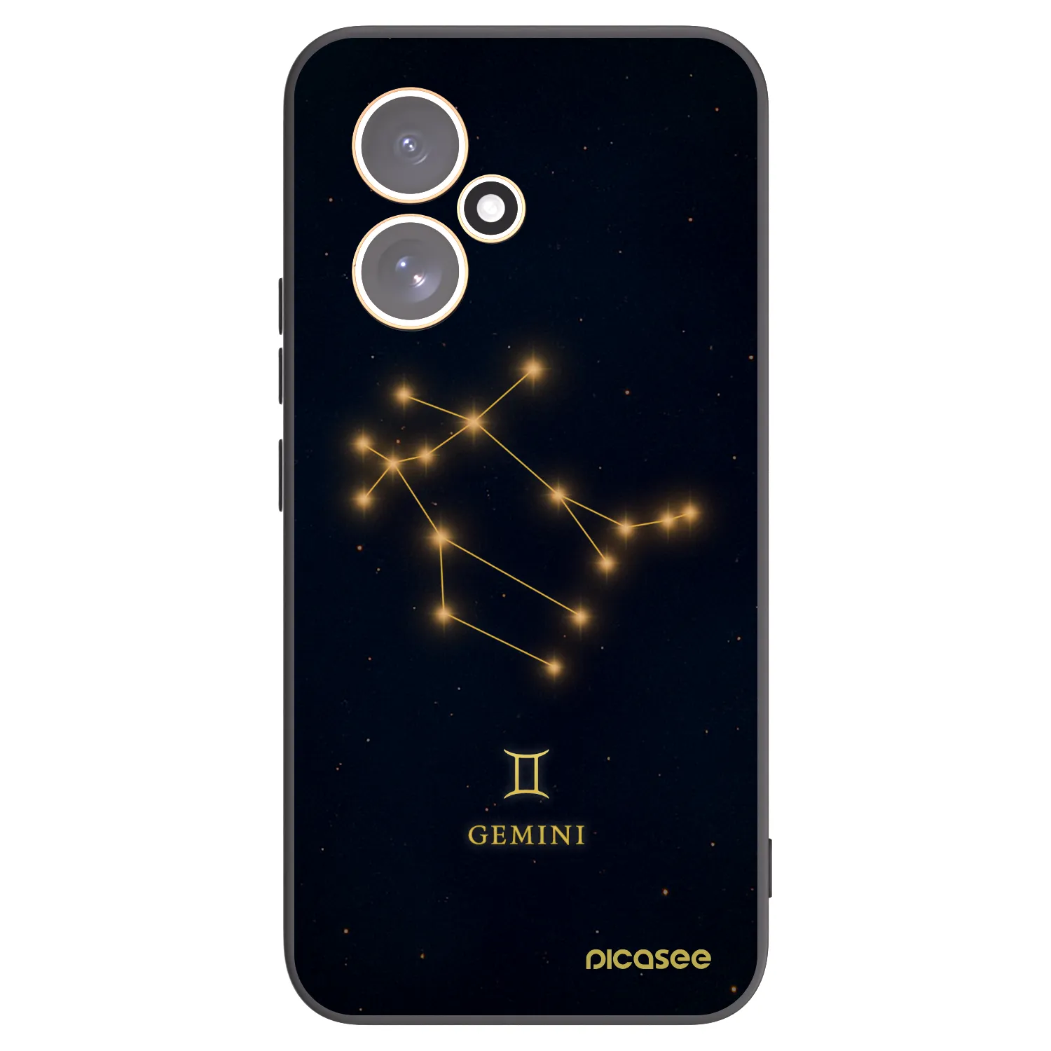 Picasee Μαύρη θήκη σιλικόνης για Honor 400 5G - GEMINI