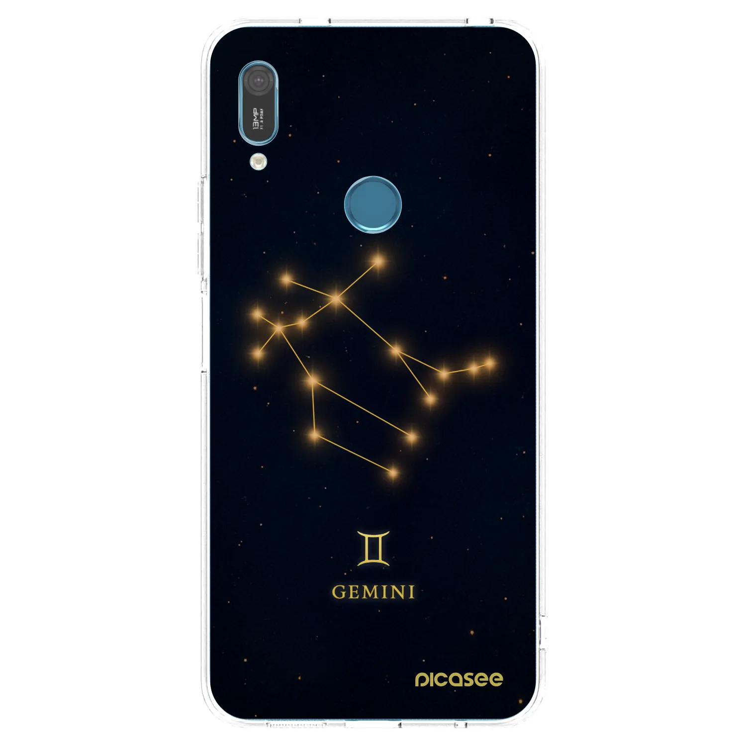 Picasee διαφανής θήκη σιλικόνης Huawei Y6 2019 - GEMINI