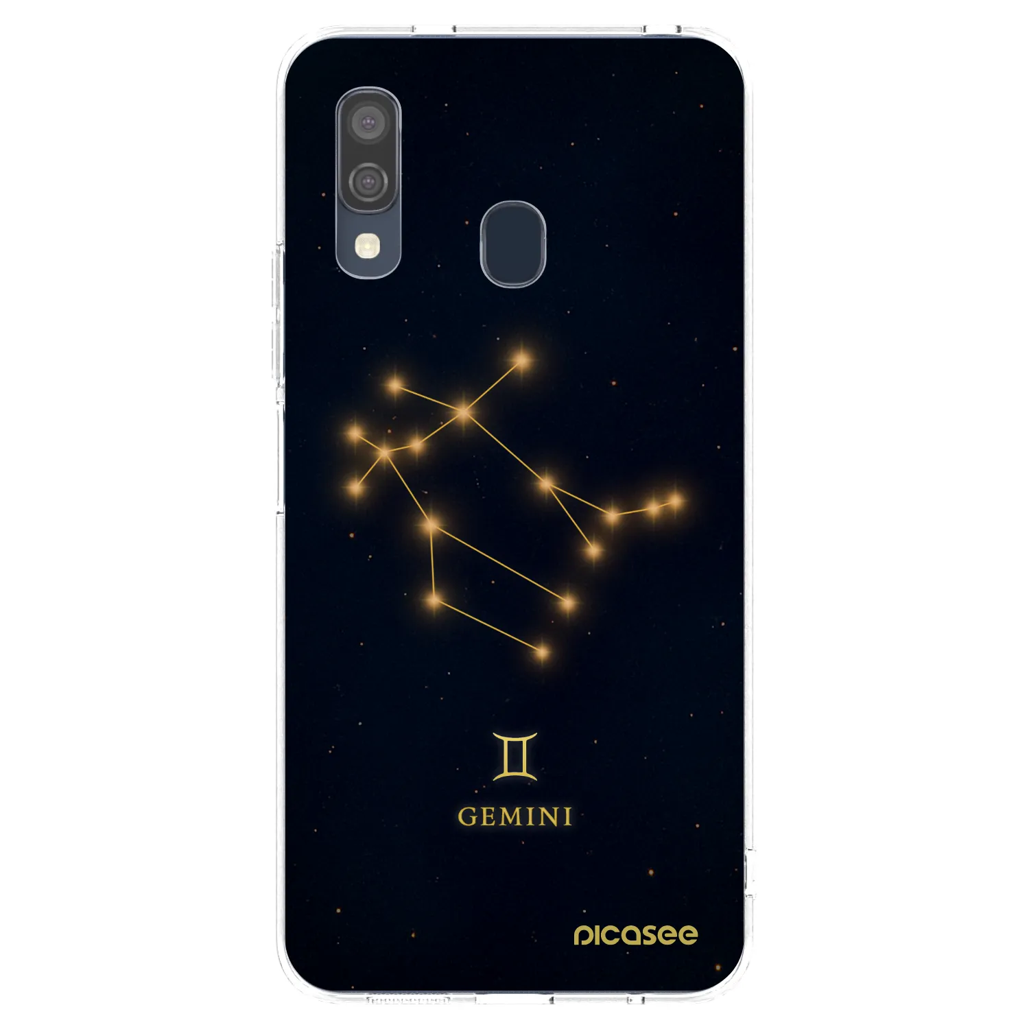 Picasee διαφανής θήκη σιλικόνης Samsung Galaxy A40 A405F - GEMINI