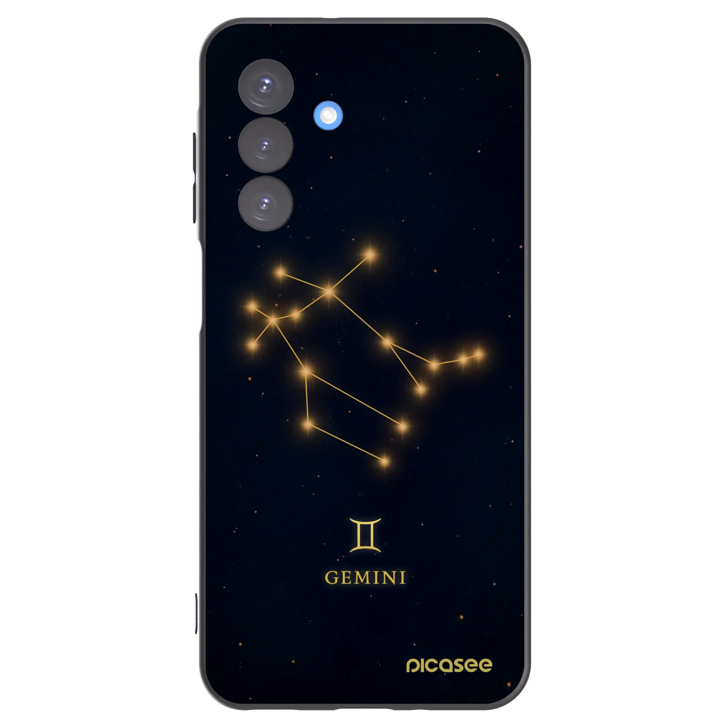 Picasee Μαύρη θήκη σιλικόνης για Samsung Galaxy A17 5G - GEMINI