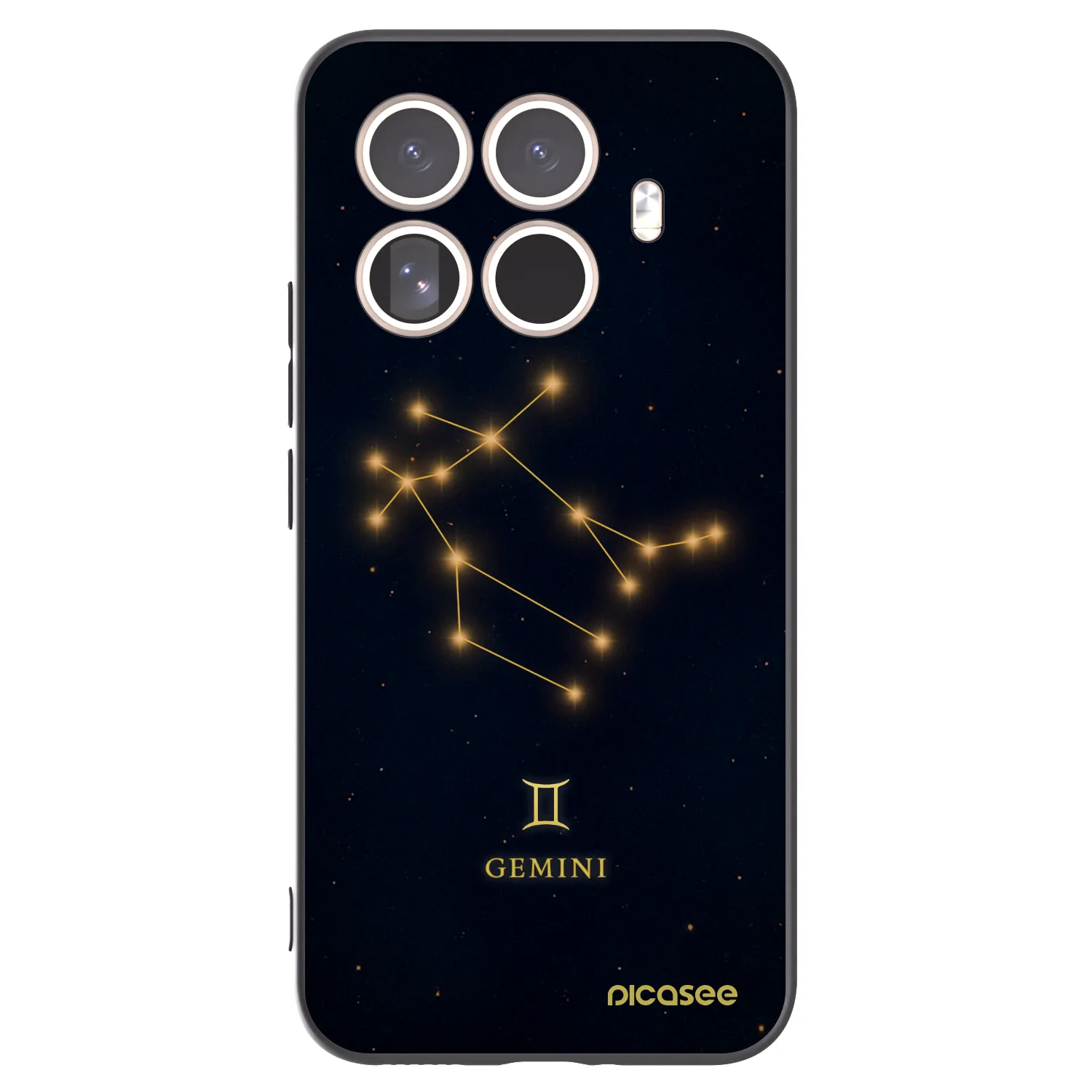 Picasee Μαύρη θήκη σιλικόνης για Xiaomi 15T Pro - GEMINI