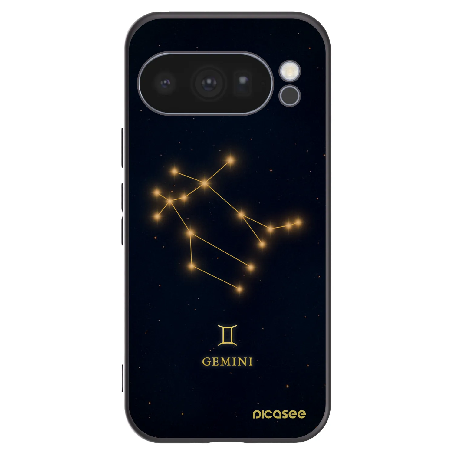 Picasee Μαύρη θήκη σιλικόνης για Google Pixel 10 Pro - GEMINI