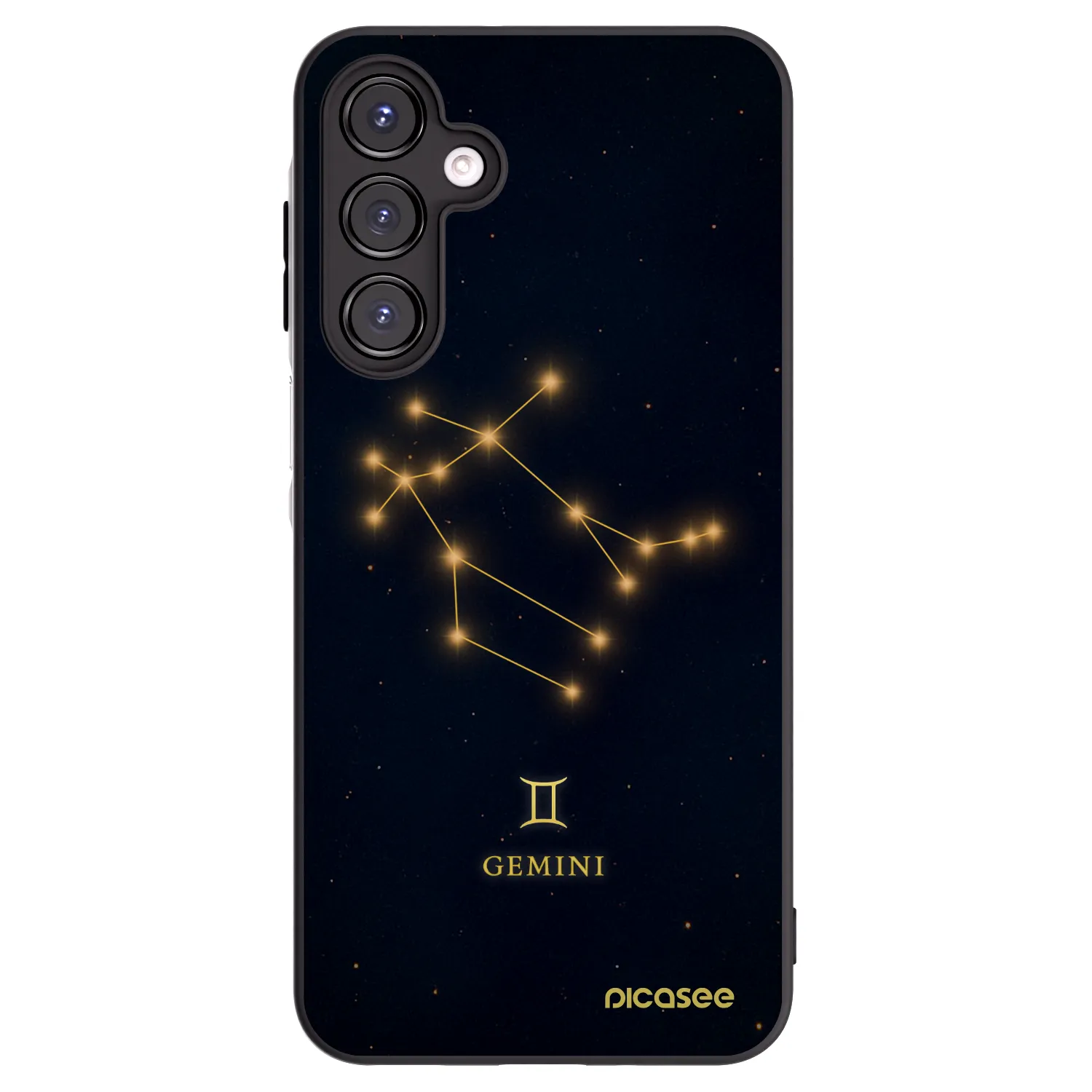 Picasee Μαύρη θήκη σιλικόνης για Samsung Galaxy A16 4G - GEMINI