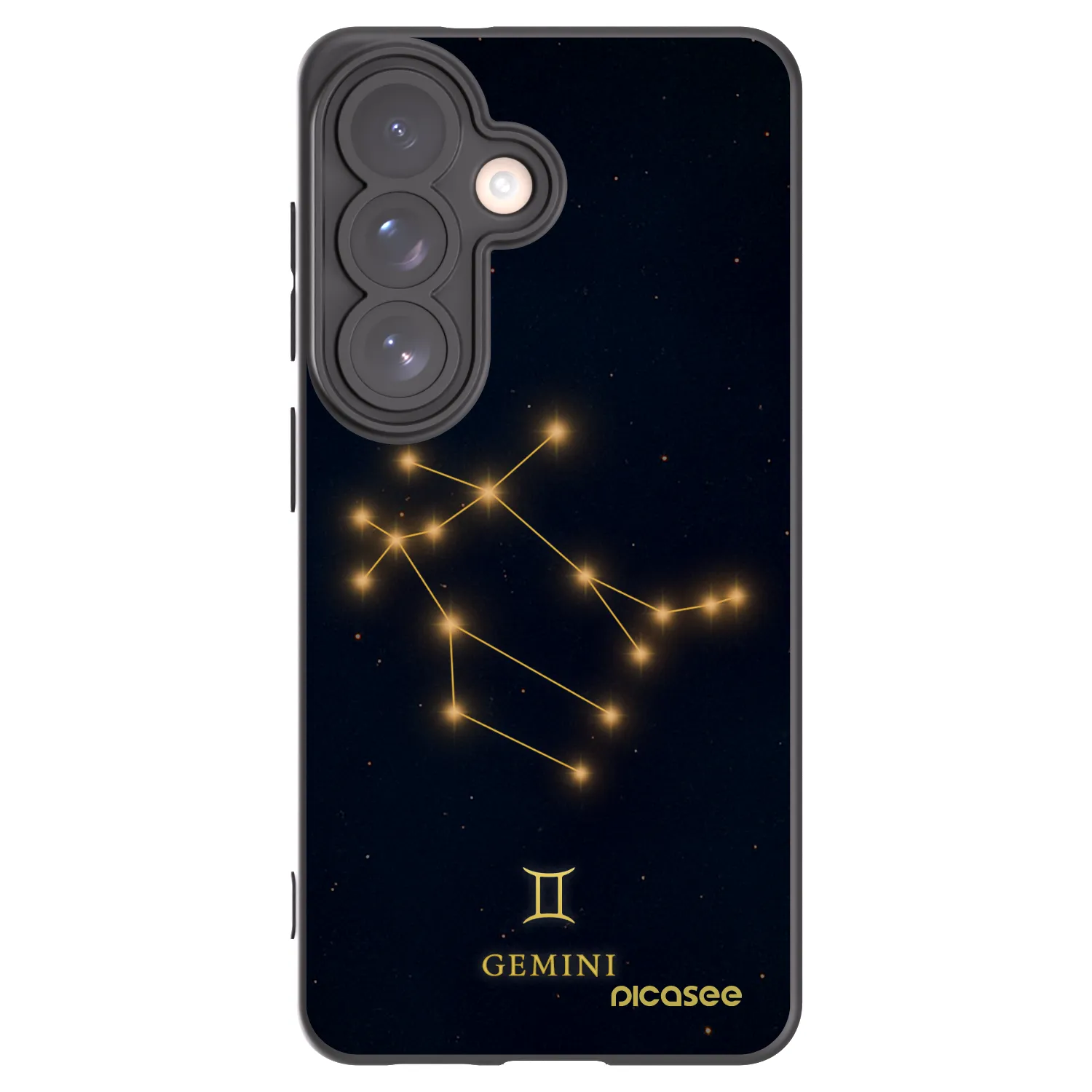 Picasee Μαύρη θήκη σιλικόνης για Samsung Galaxy S26 - GEMINI