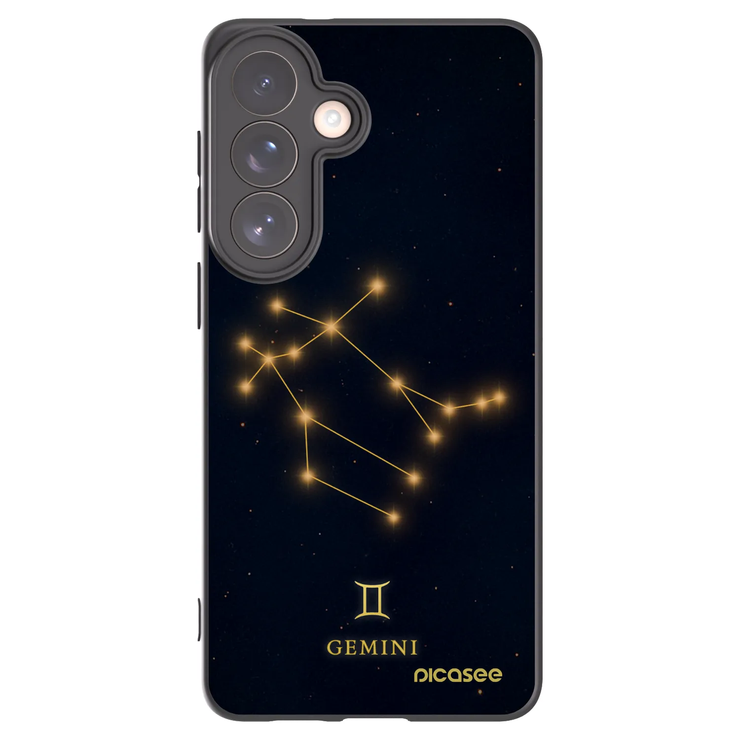 Picasee Μαύρη θήκη σιλικόνης για Samsung Galaxy S26+ - GEMINI