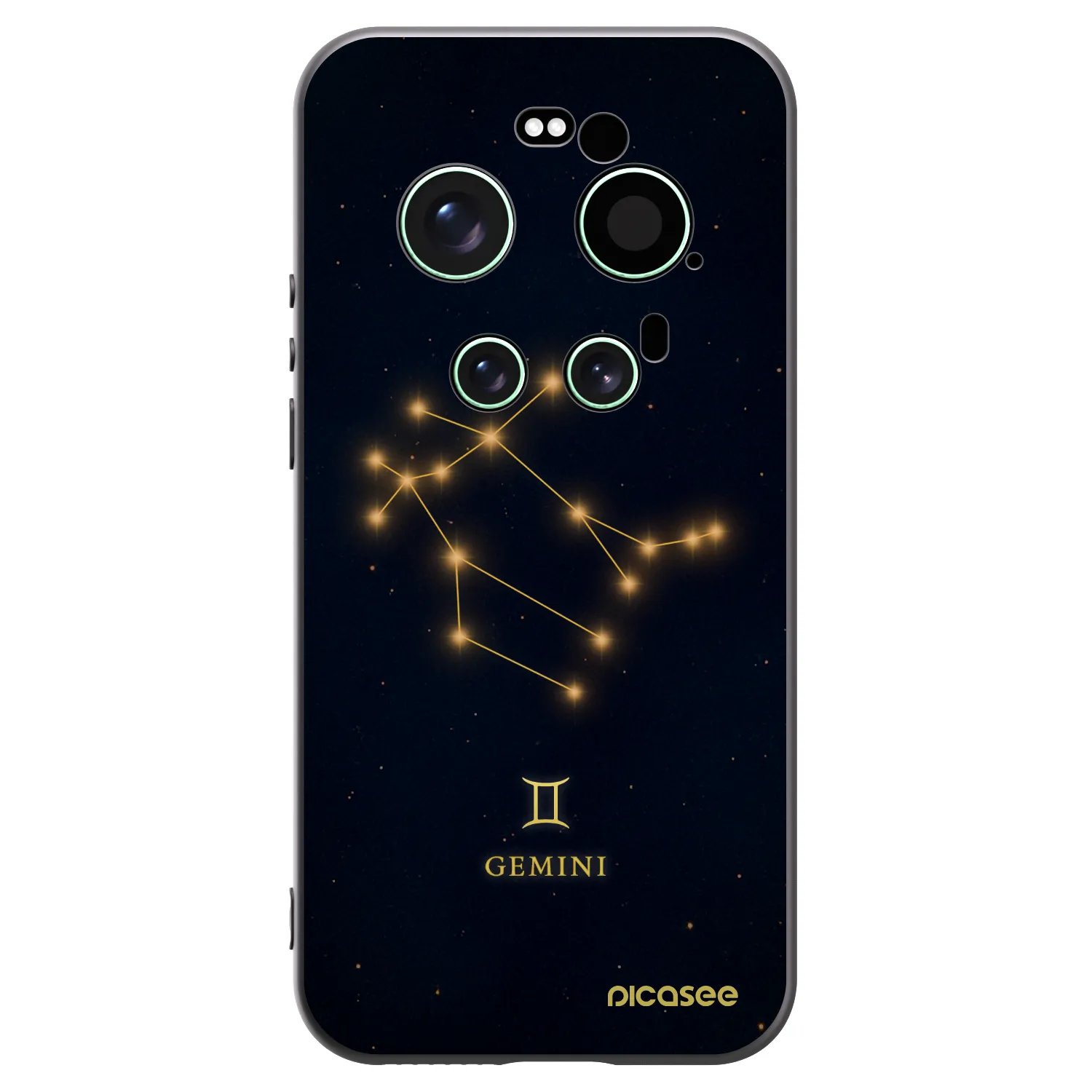 Picasee Μαύρη θήκη σιλικόνης για Xiaomi 17 Ultra - GEMINI