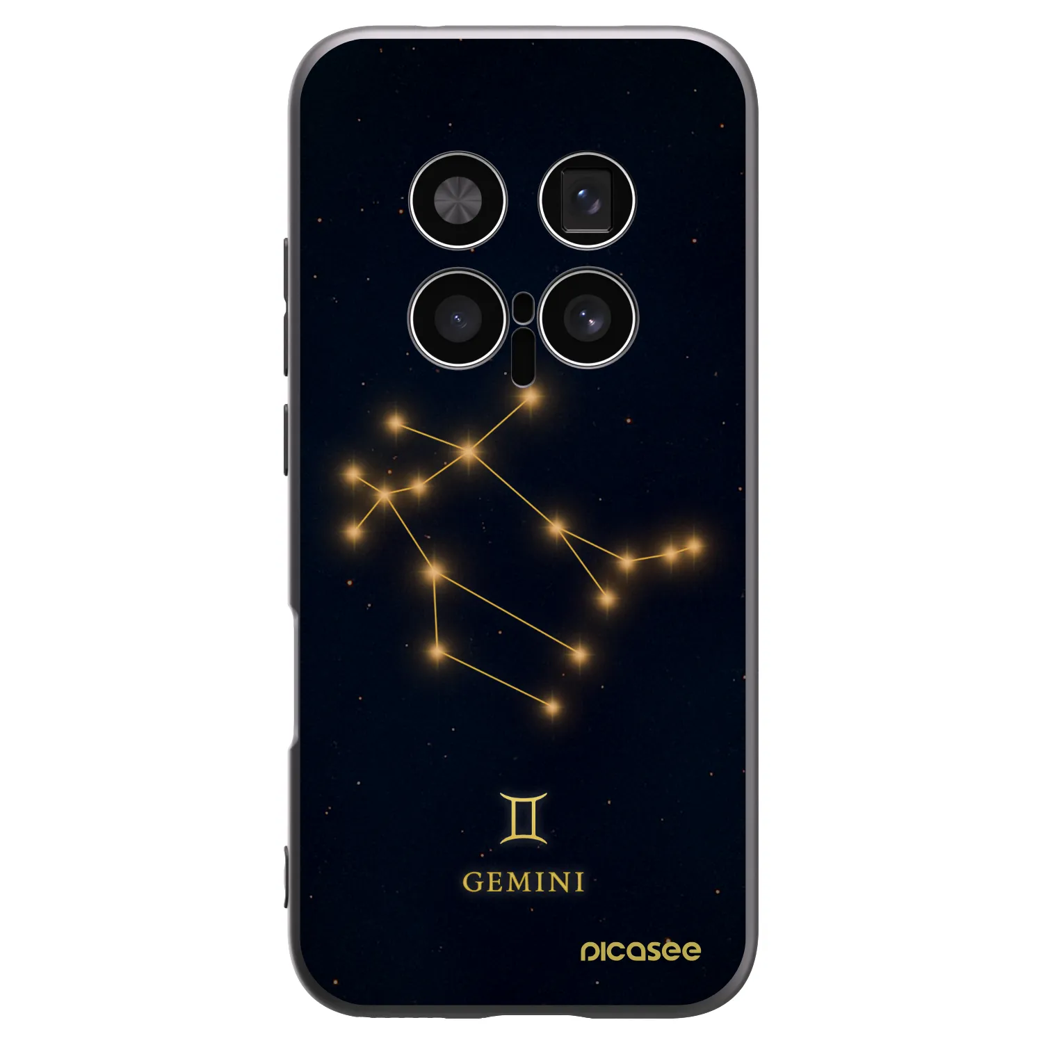 Picasee Μαύρη θήκη σιλικόνης για Honor Magic8 Pro 5G - GEMINI