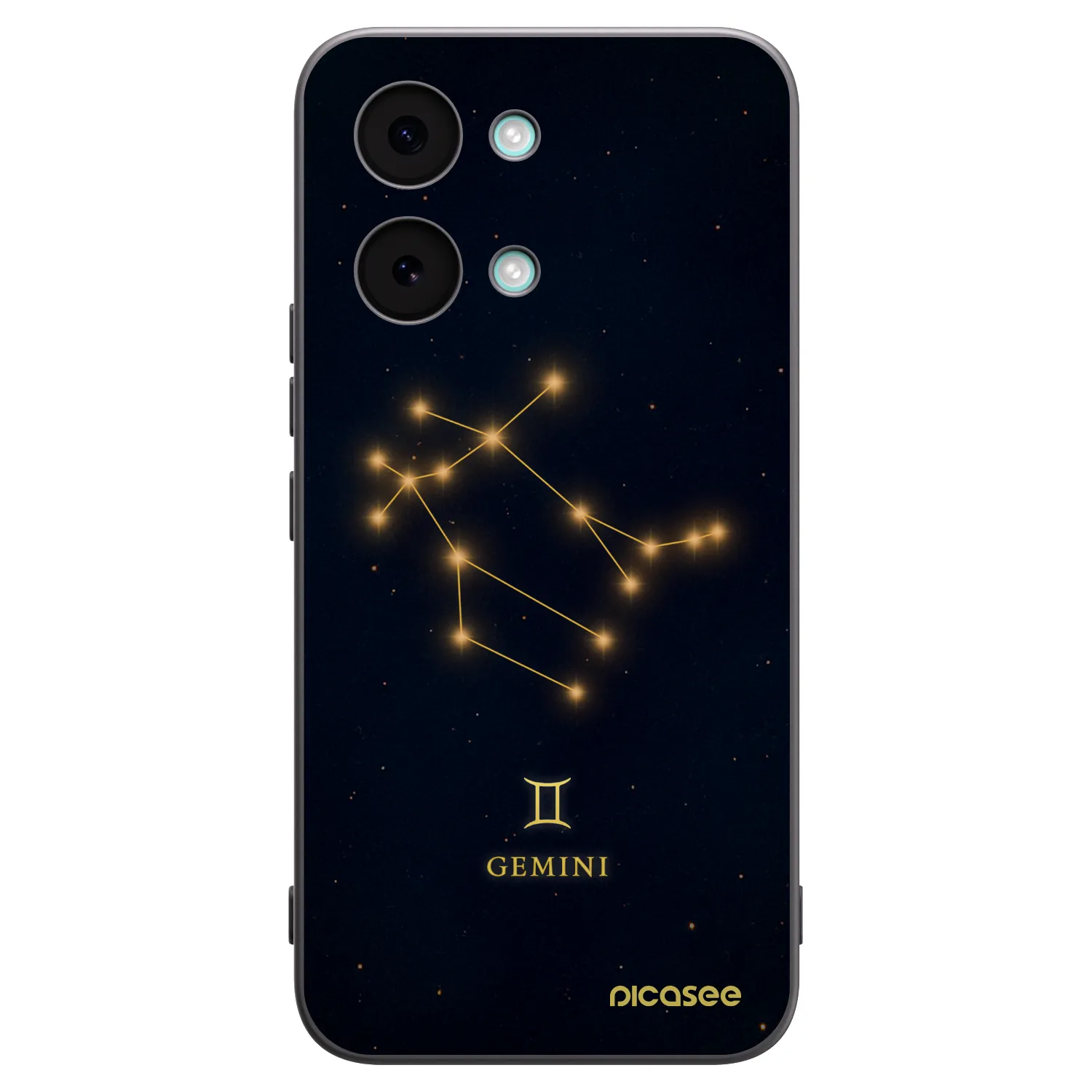 Picasee Μαύρη θήκη σιλικόνης για Xiaomi Poco X8 Pro Max - GEMINI