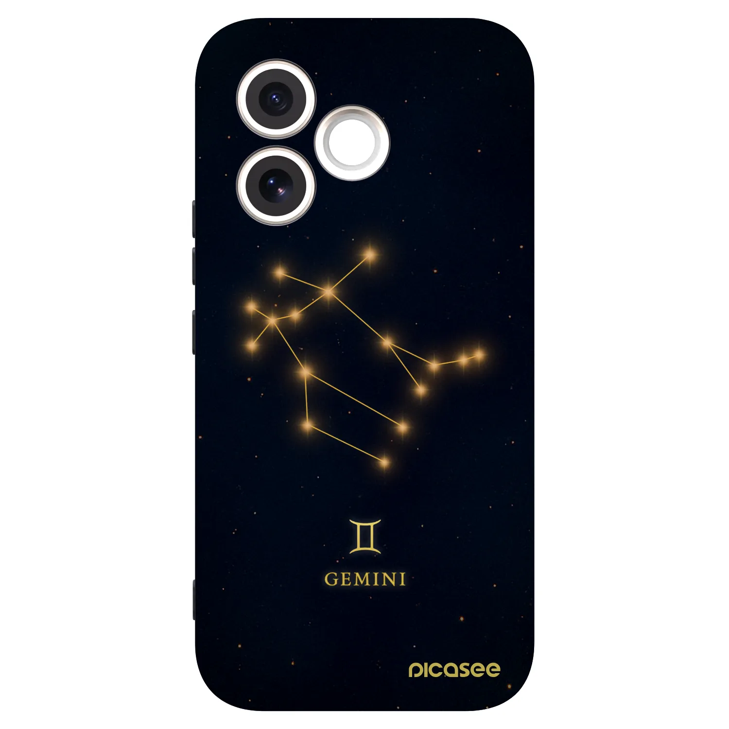 Picasee Μαύρη θήκη σιλικόνης για Honor 600 Lite - GEMINI