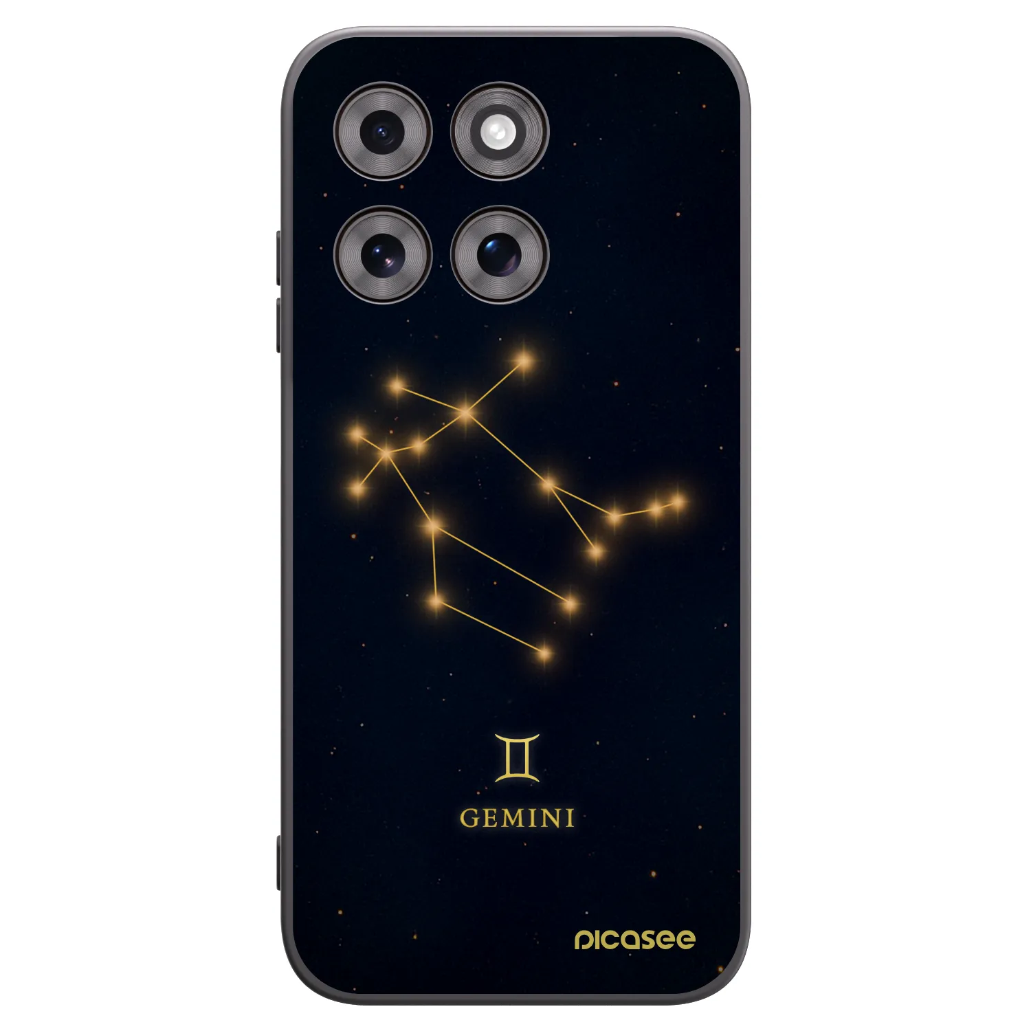 Picasee Μαύρη θήκη σιλικόνης για Motorola Moto G77 - GEMINI