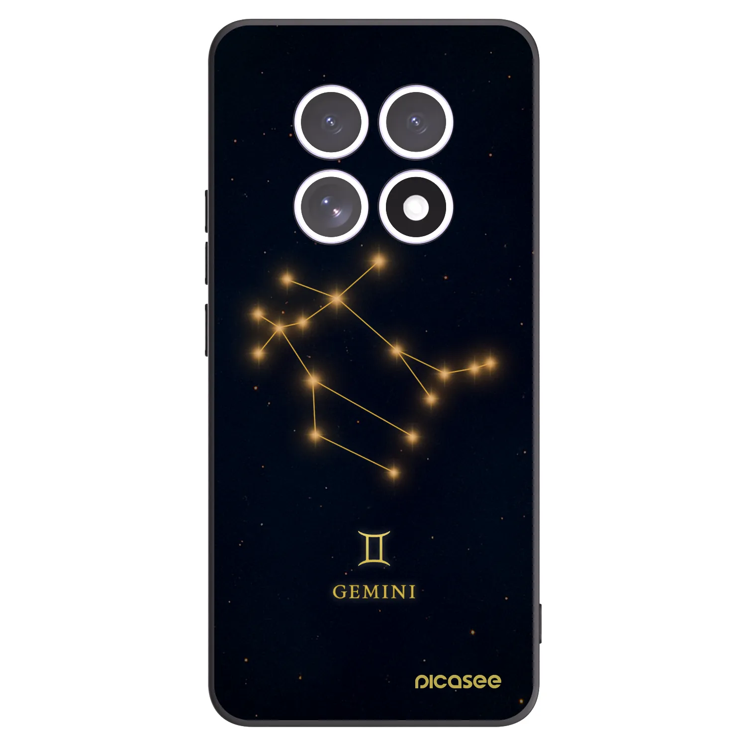 Picasee Μαύρη θήκη σιλικόνης για Xiaomi Redmi Note 15 5G - GEMINI