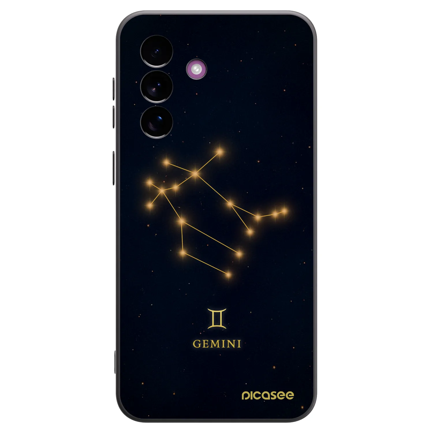 Picasee Μαύρη θήκη σιλικόνης για Samsung Galaxy A37 - GEMINI