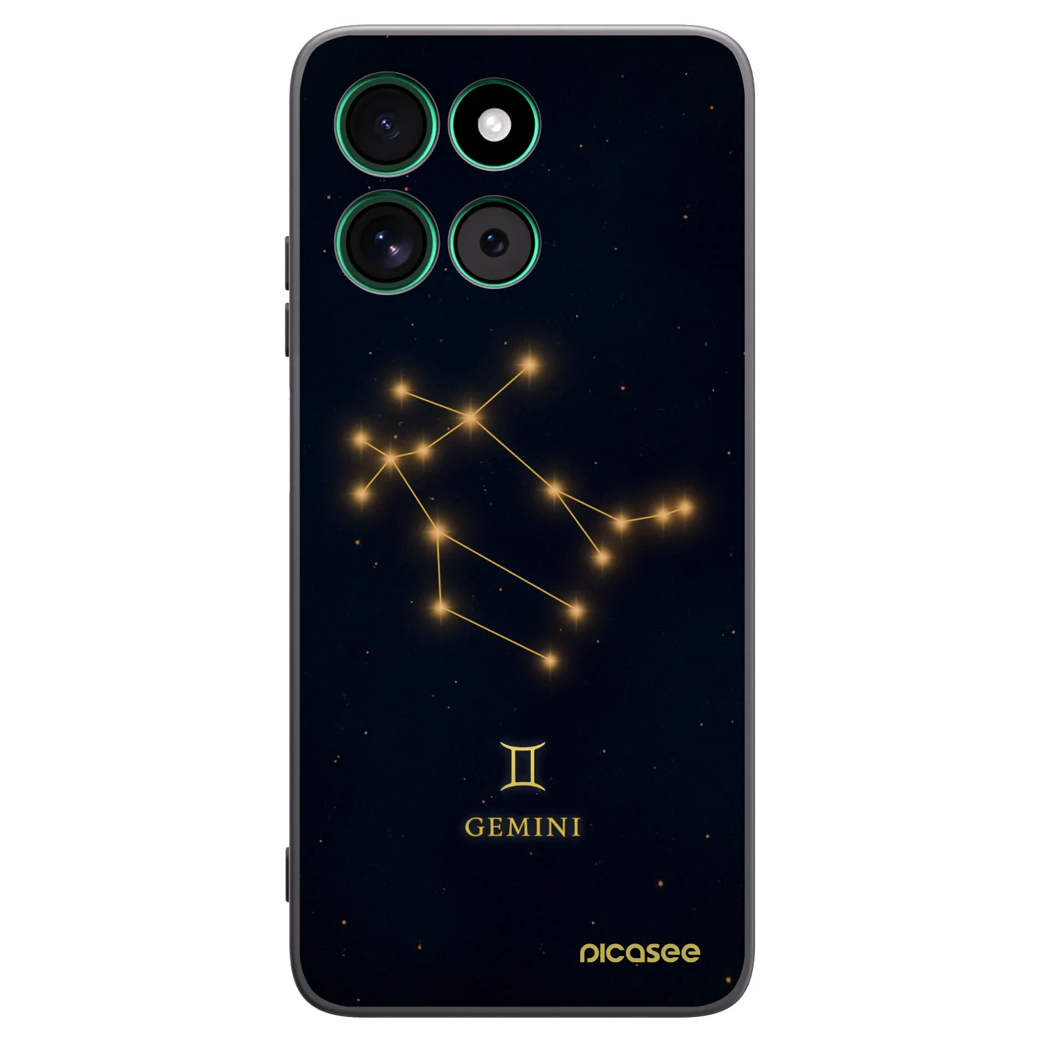 Picasee Μαύρη θήκη σιλικόνης για Motorola Moto G57 Power - GEMINI