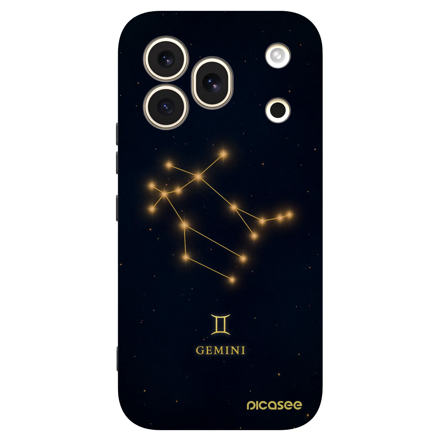 Picasee Μαύρη θήκη σιλικόνης για Honor 600 Pro - GEMINI