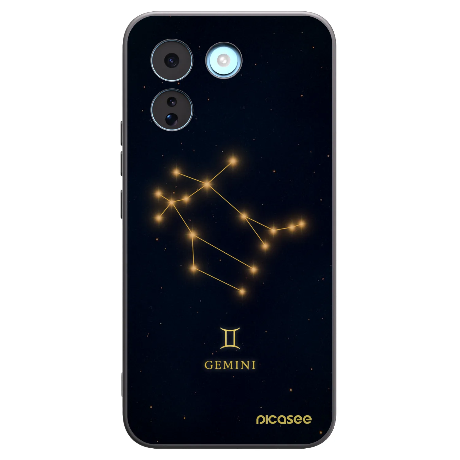 Picasee Μαύρη θήκη σιλικόνης για Xiaomi Redmi Note 17 Pro MAX 5G - GEMINI