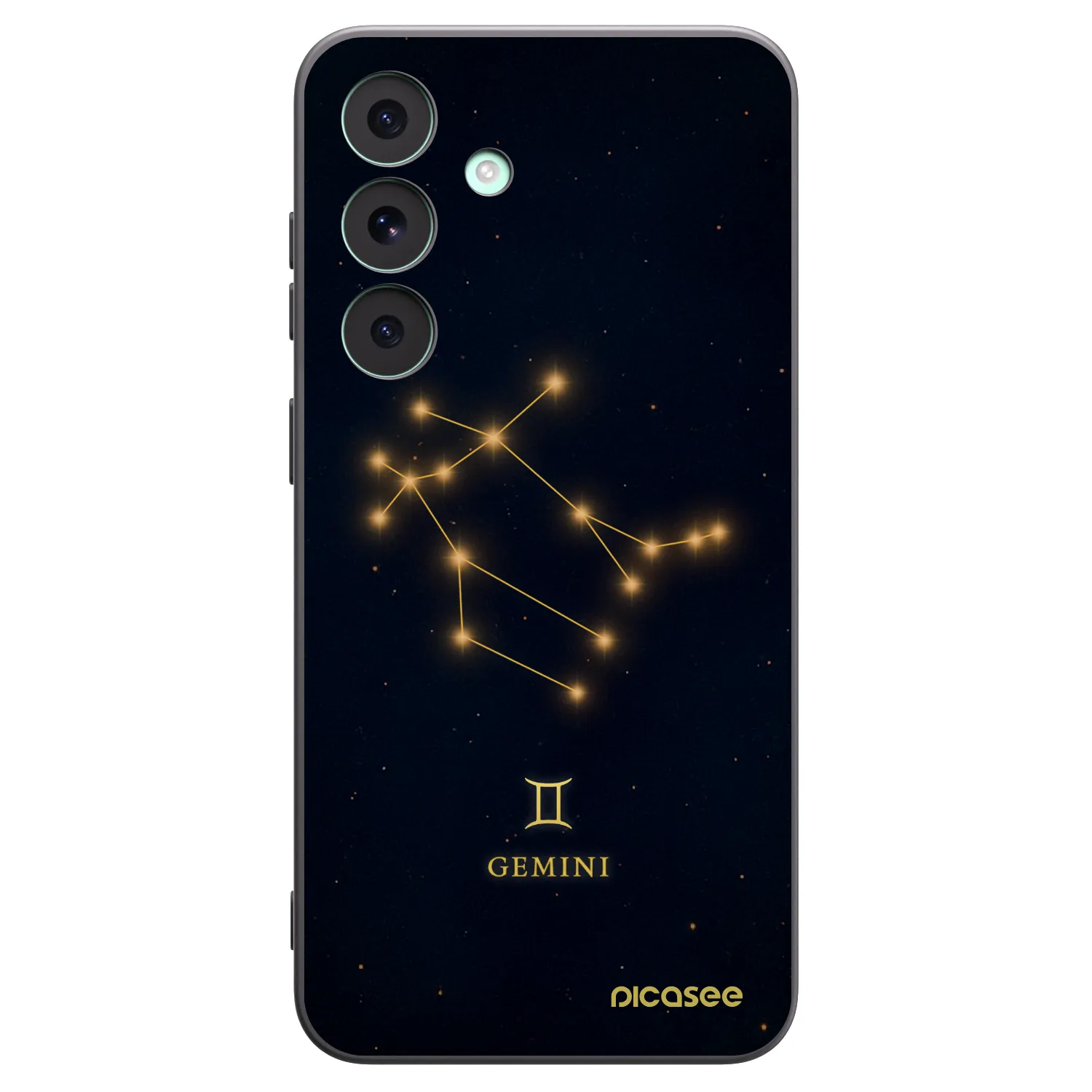 Picasee Μαύρη θήκη σιλικόνης για Samsung Galaxy S26 FE - GEMINI