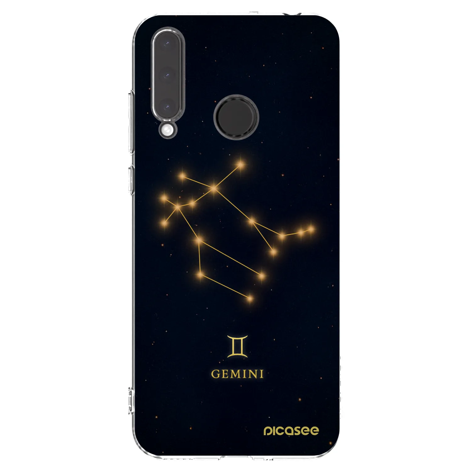 Picasee διαφανής θήκη σιλικόνης Honor 20 Lite - GEMINI
