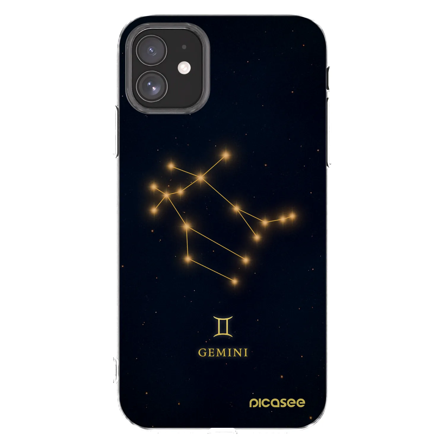 Picasee διαφανής θήκη σιλικόνης Apple iPhone 11 - GEMINI