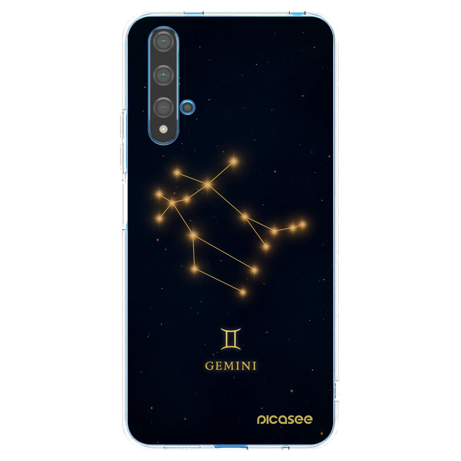 Picasee διαφανής θήκη σιλικόνης Huawei Nova 5T - GEMINI