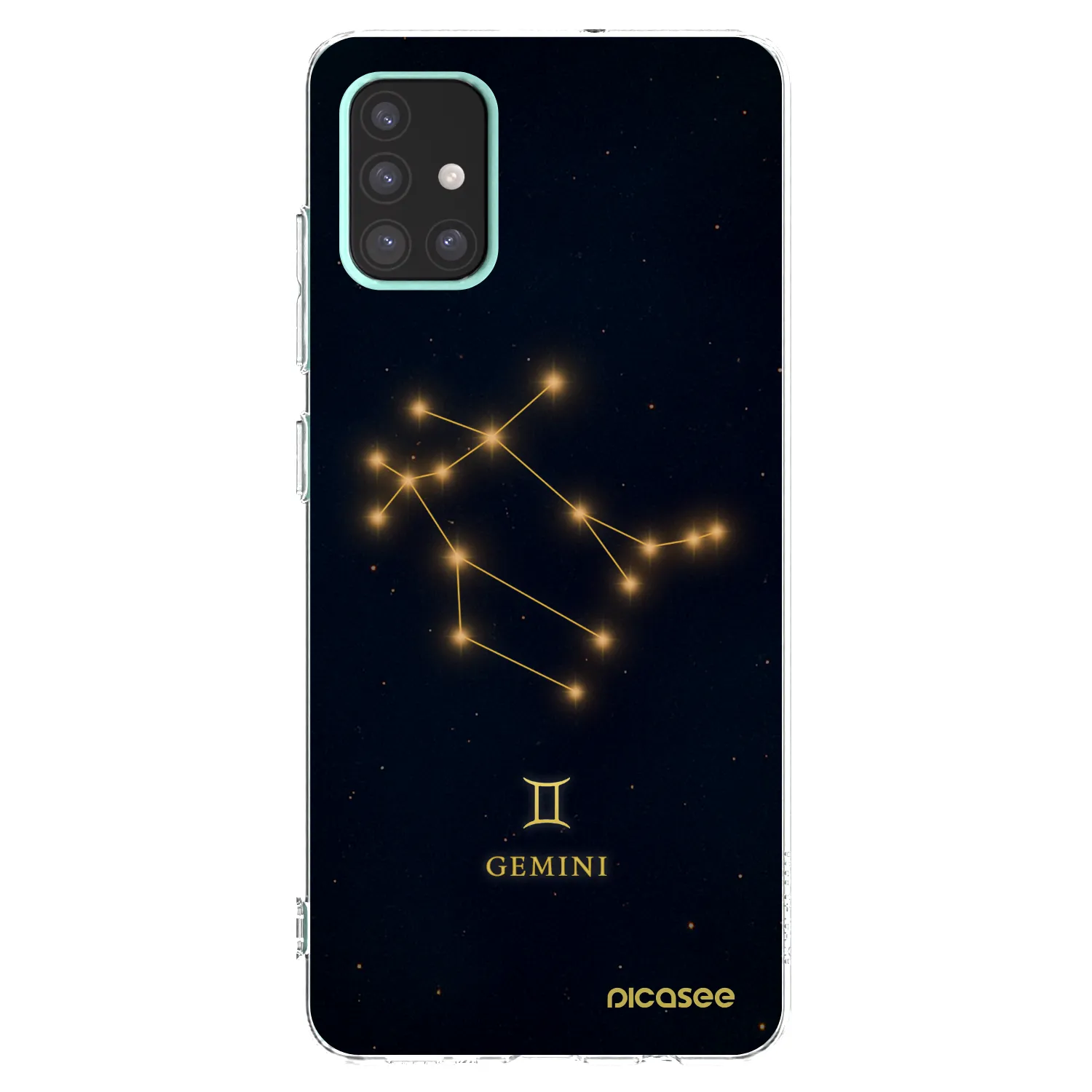 Picasee διαφανής θήκη σιλικόνης Samsung Galaxy A51 A515F - GEMINI