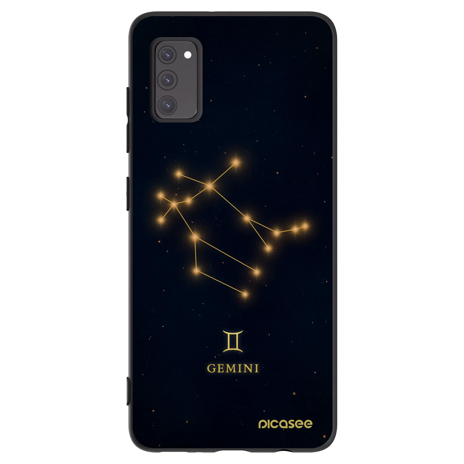 Picasee Μαύρη θήκη σιλικόνης για Samsung Galaxy A41 A415F - GEMINI