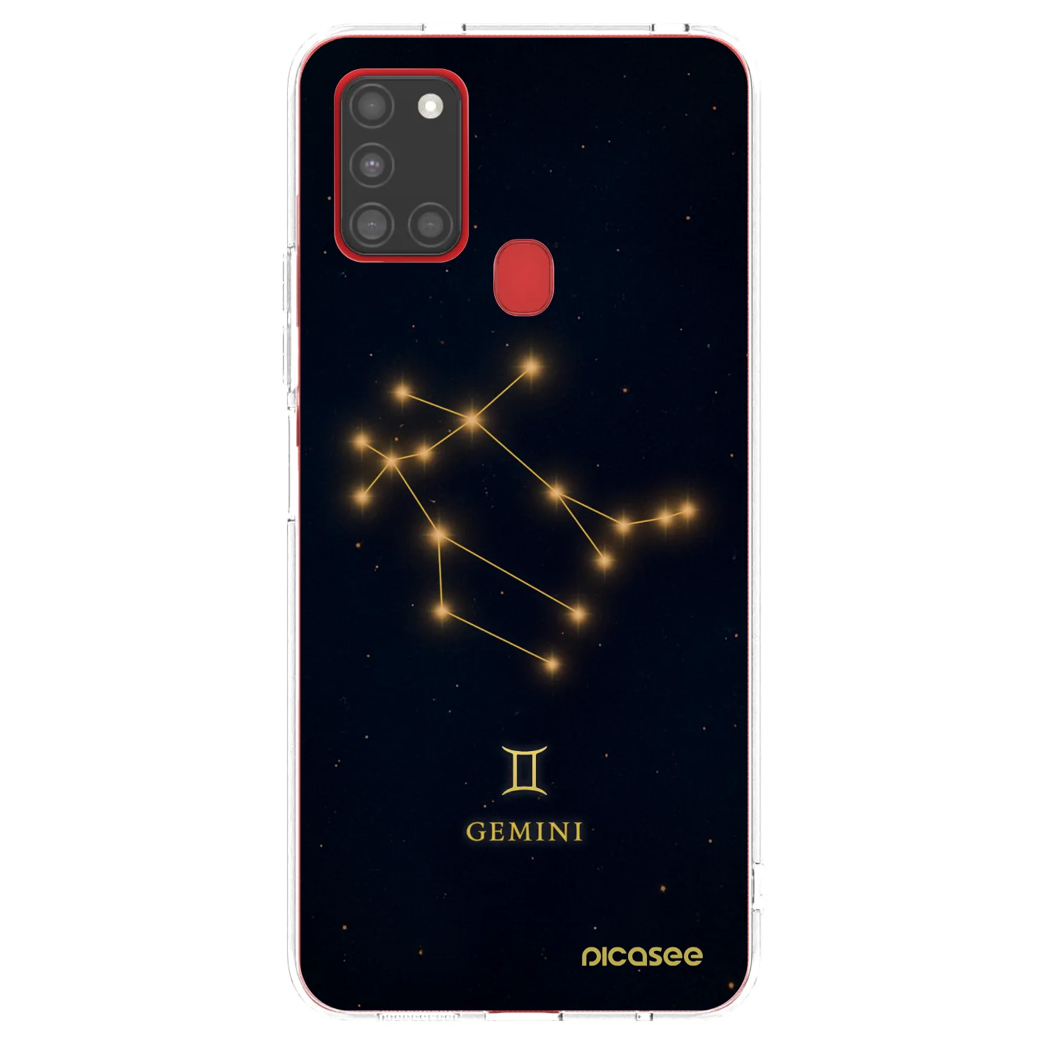 Picasee διαφανής θήκη σιλικόνης Samsung Galaxy A21s - GEMINI