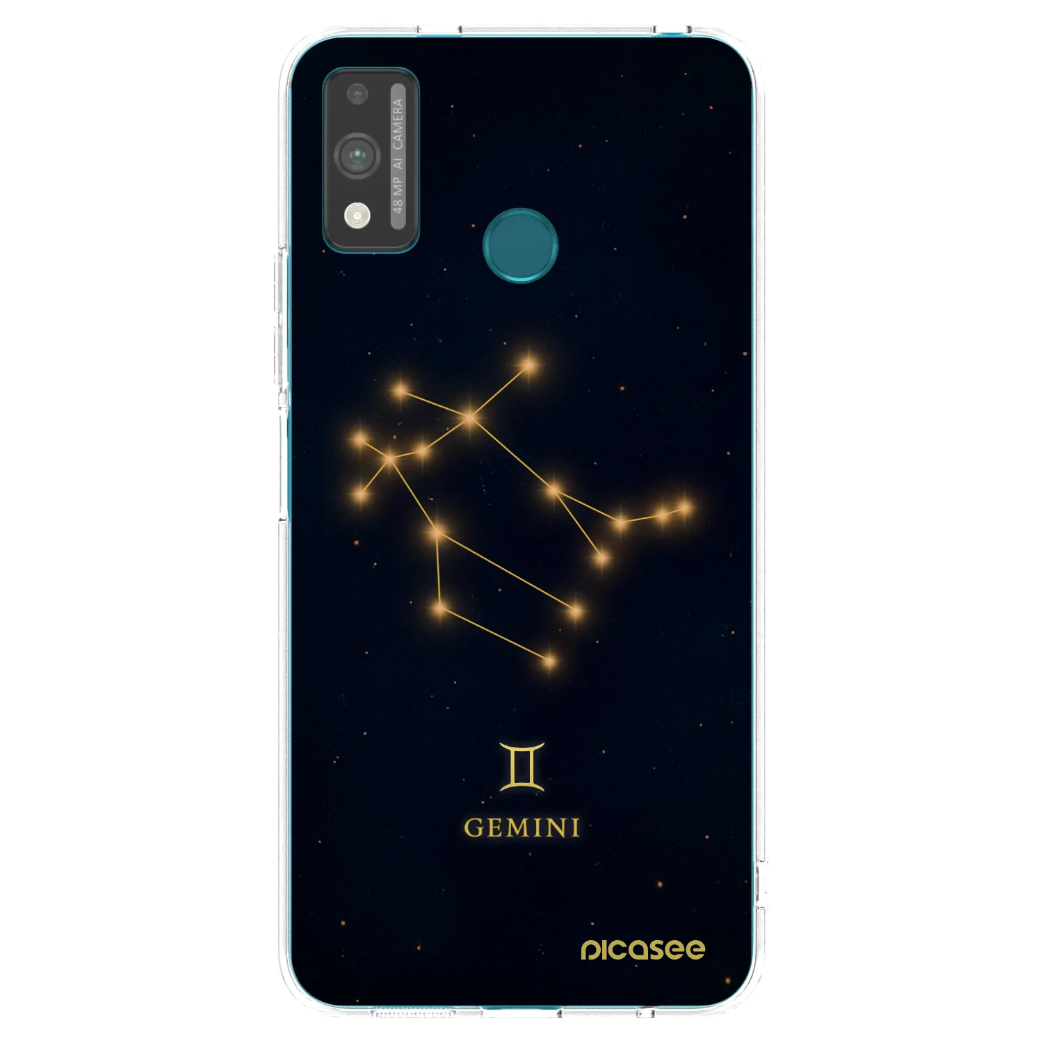 Picasee διαφανής θήκη σιλικόνης Honor 9X Lite - GEMINI