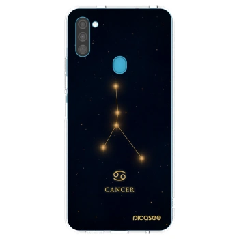 Picasee διαφανής θήκη σιλικόνης Samsung Galaxy M11 - CANCER