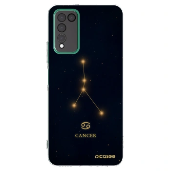 Picasee διαφανής θήκη σιλικόνης Honor 10X Lite - CANCER