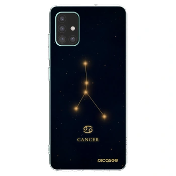 Picasee διαφανής θήκη σιλικόνης Samsung Galaxy M51 M515F - CANCER
