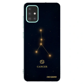 Picasee διαφανής θήκη σιλικόνης Samsung Galaxy M31s - CANCER