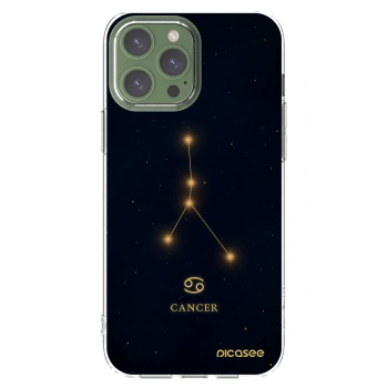 Picasee διαφανής θήκη σιλικόνης Apple iPhone 13 Pro Max - CANCER