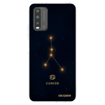 Picasee Μαύρη θήκη σιλικόνης για Xiaomi Redmi 9T - CANCER
