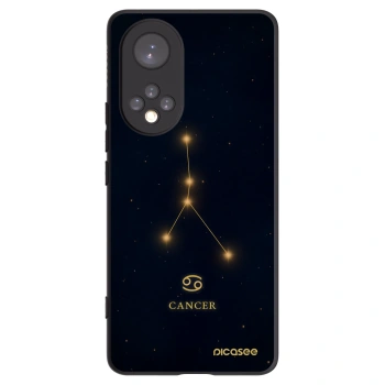 Picasee Μαύρη θήκη σιλικόνης για Huawei Nova 9 - CANCER