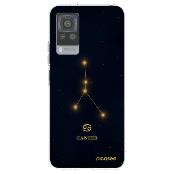 Picasee διαφανής θήκη σιλικόνης Vivo X60 Pro 5G - CANCER