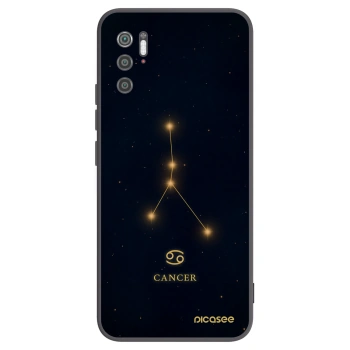 Picasee Μαύρη θήκη σιλικόνης για Xiaomi Poco M3 Pro 5G - CANCER