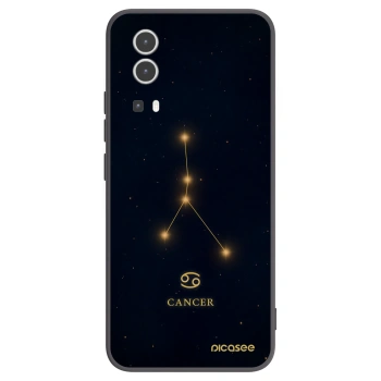 Picasee Μαύρη θήκη σιλικόνης για Vivo Y72 5G - CANCER