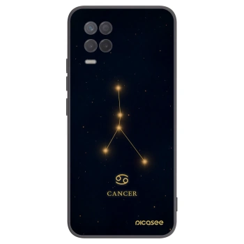 Picasee Μαύρη θήκη σιλικόνης για Realme 8 5G - CANCER